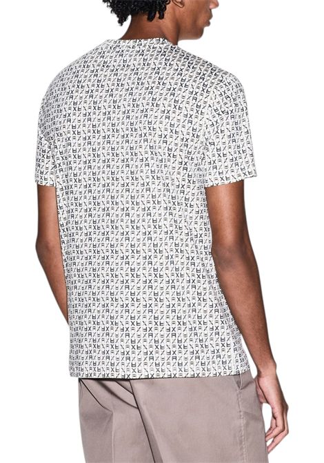 T-Shirt Regular Fit con logo allover ARMANI EXCHANGE | T-shirt | XM002778 AF10356F1166